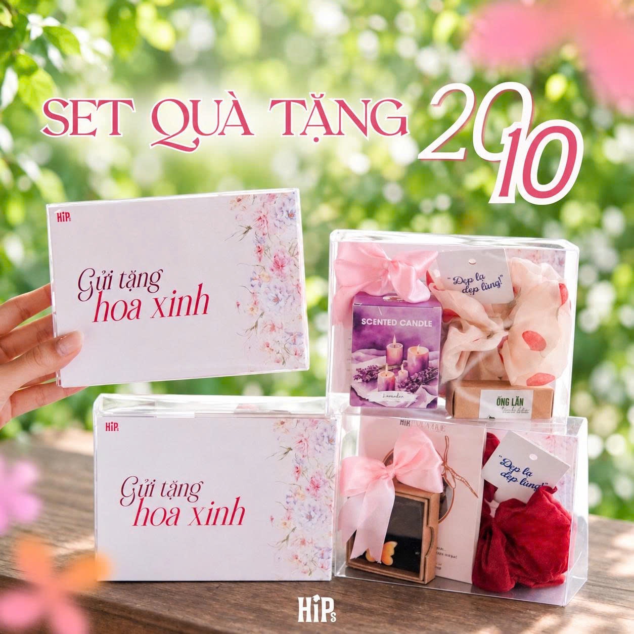 SET QUÀ TẶNG 20/10 - Gửi tặng" Hoa Xinh"