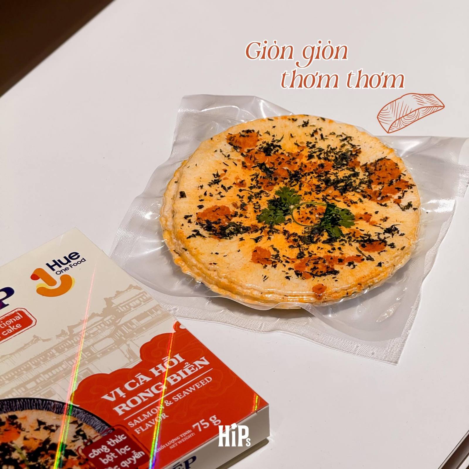 Bánh ép Cá Hồi Rong Biển