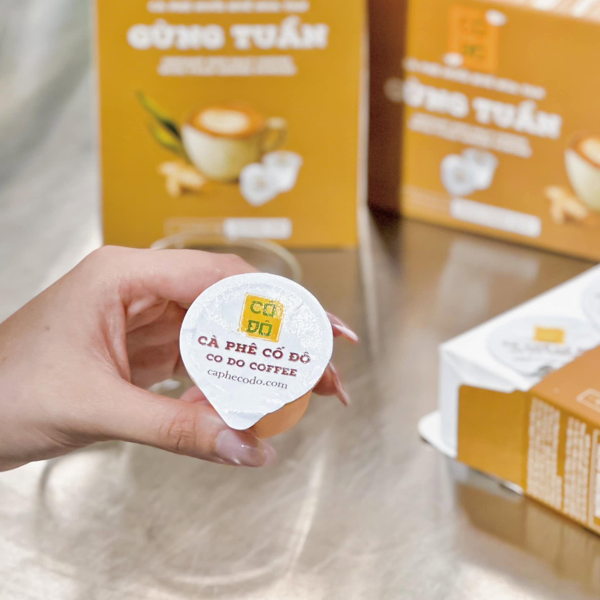 Cà phê muối hòa tan gừng Tuần