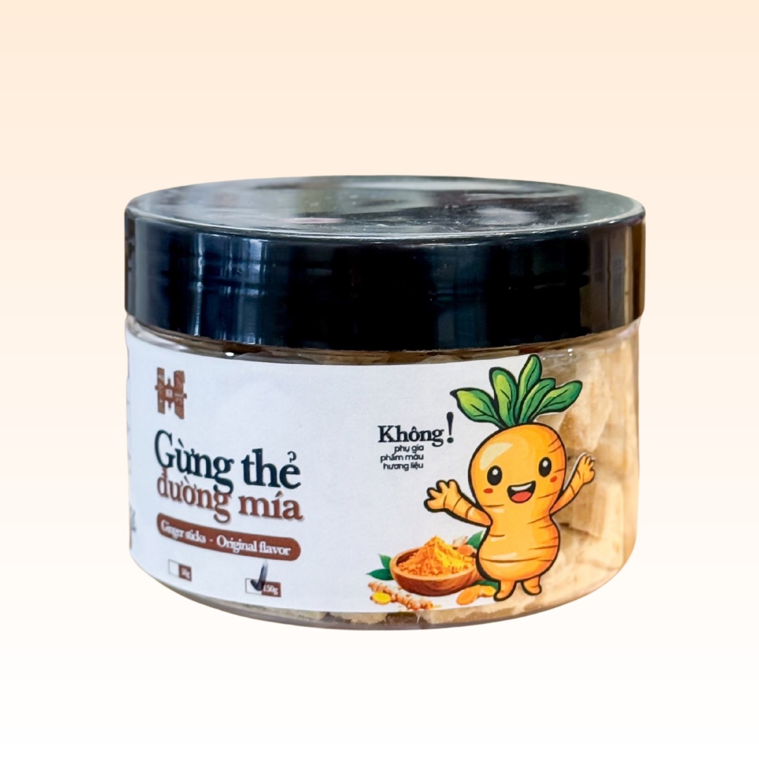 Mứt gừng đường mía dạng viên