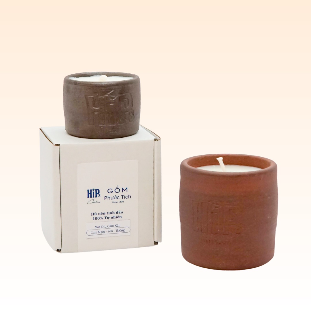 Nến thơm gốm Phước Tích