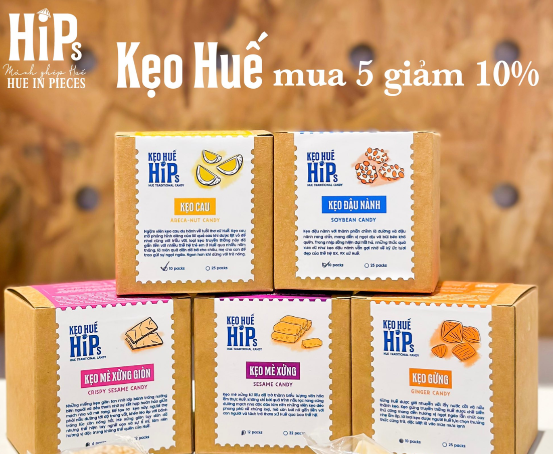 Combo kẹo Huế – Mang ký ức tuổi thơ và hương vị cố đô về nhà