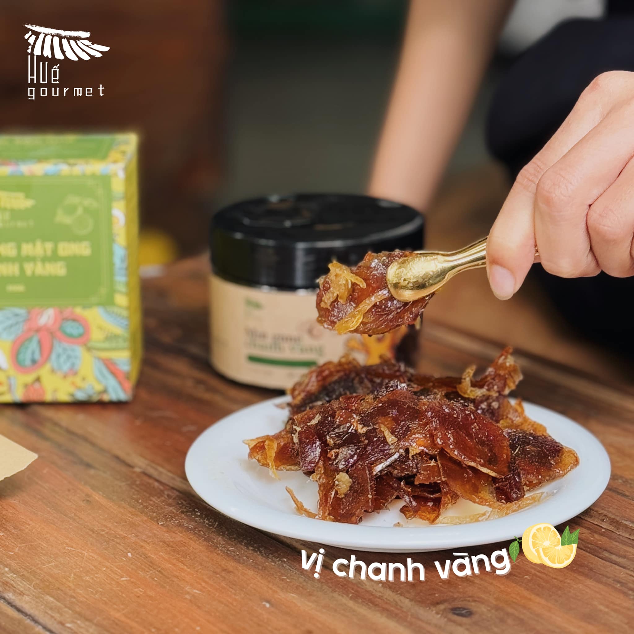 Mứt gừng mật ong chanh vàng dạng lát