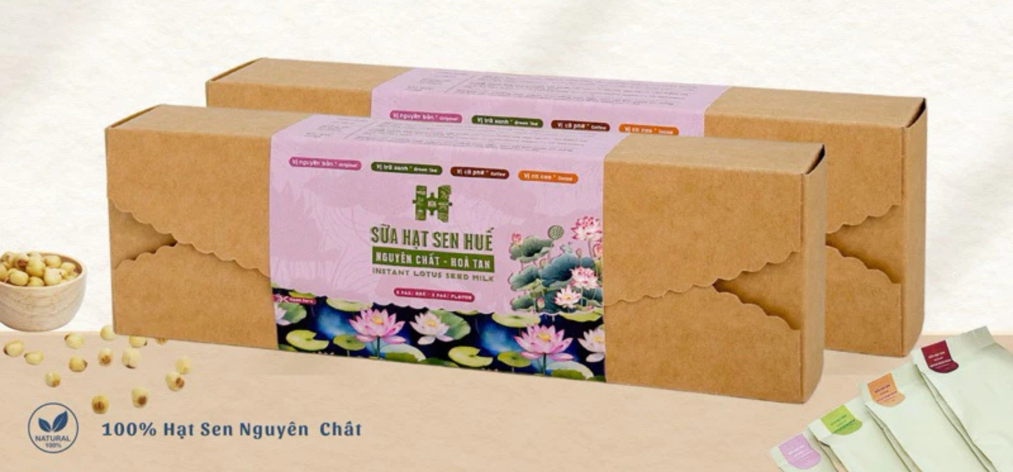 Sữa hạt sen Huế - Tinh hoa vùng đất Cố đô