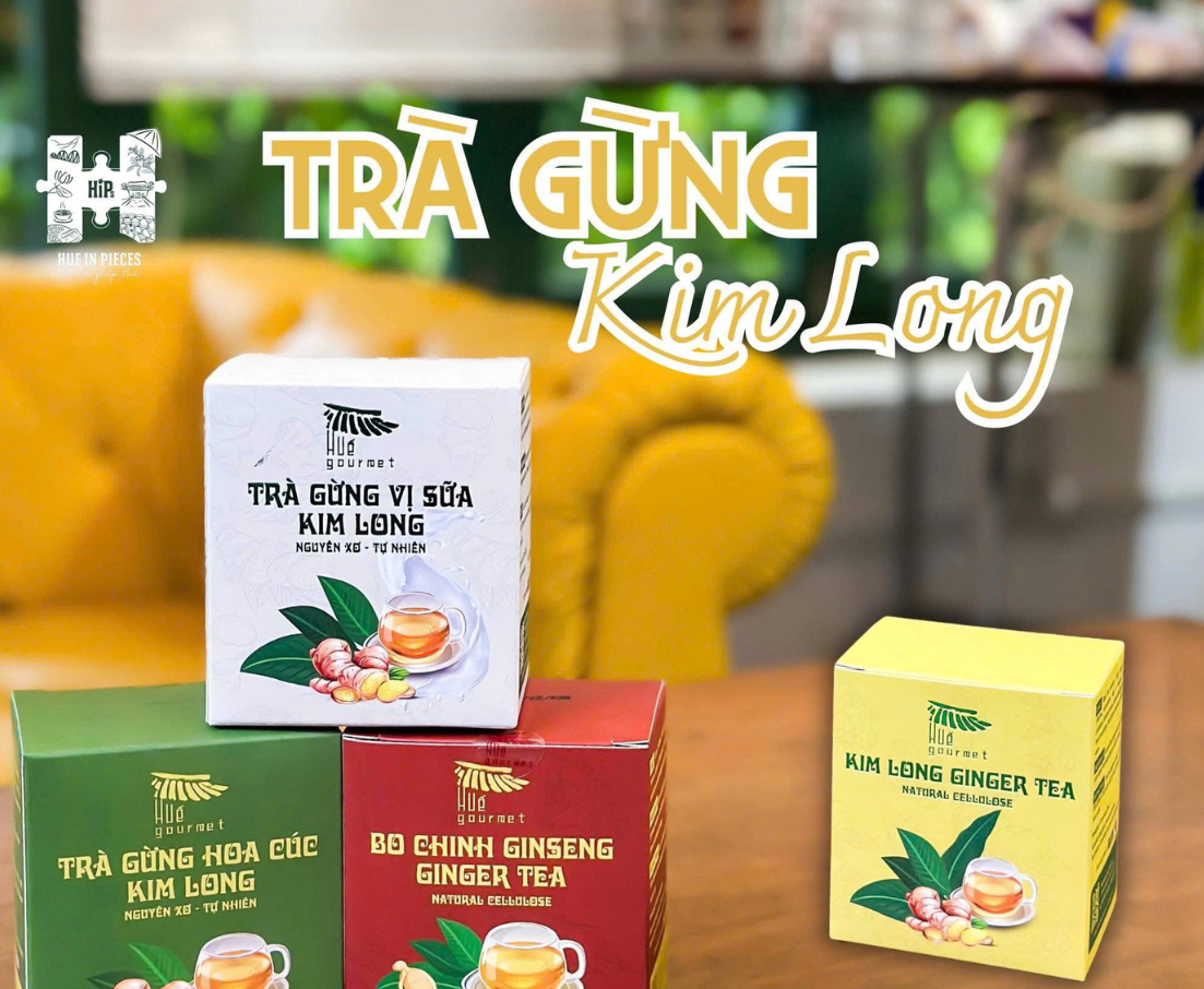 Khám Phá Bộ Sưu Tập Trà Gừng Kim Long Tại Không Gian HiPs