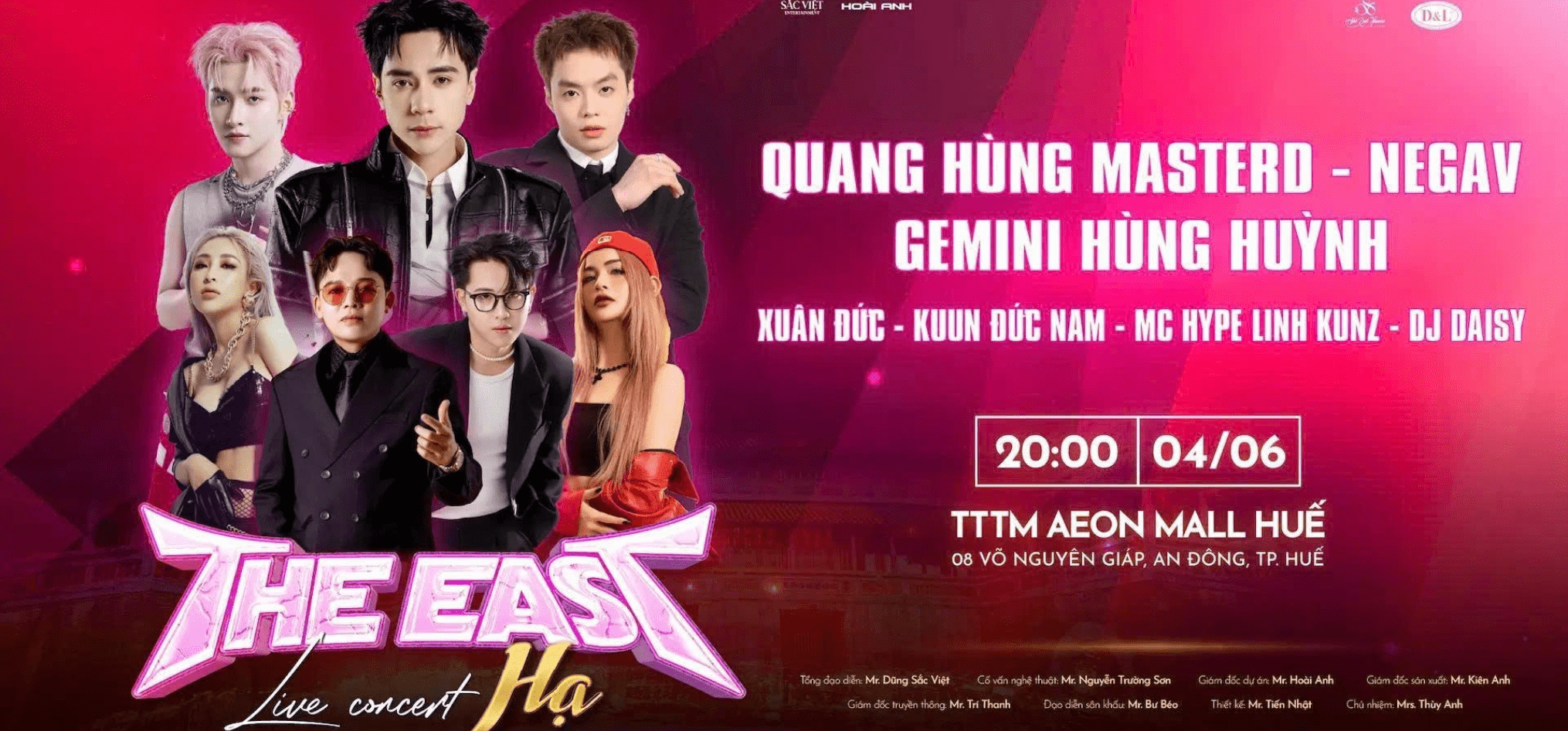 The East Live Concert Hạ - Đại tiệc âm nhạc hiện đại giữa lòng Cố đô Huế